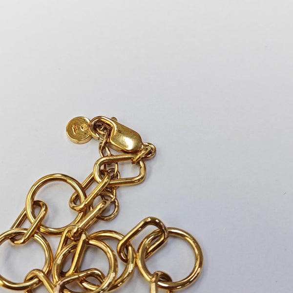 Pulsera de oro de plata de ley 925