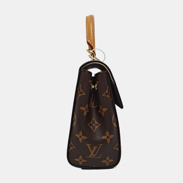 CLUNY PM Monogram Coated Canvas Brown