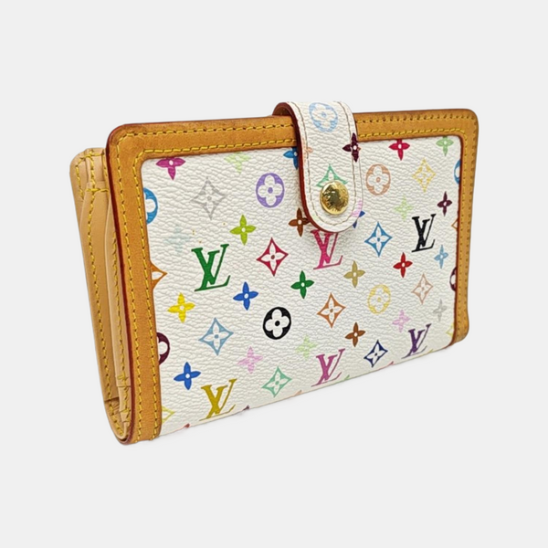 LV × TM VIENNOIS Monogram Coated Canvas White Wallet