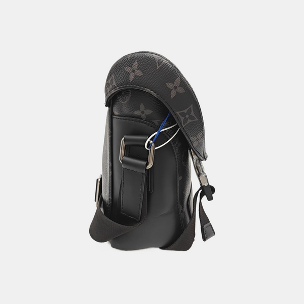 VOYAGER PM Monogram Coated Canvas Black