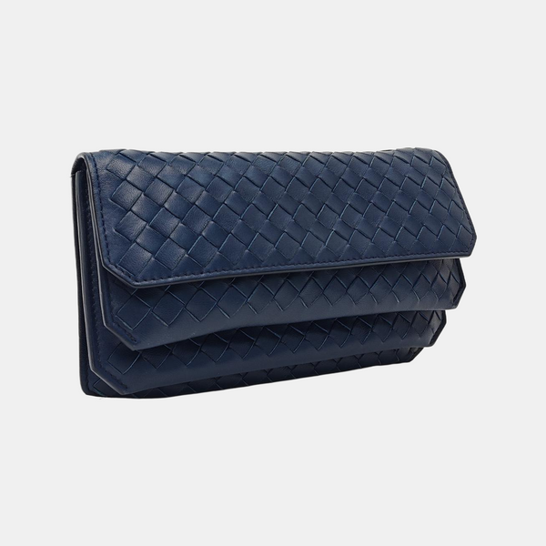 Calfskin Wallet Blue