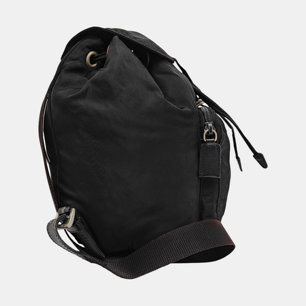 Nylon Backpack Black