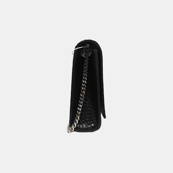Calfskin Shoulder Bag Black