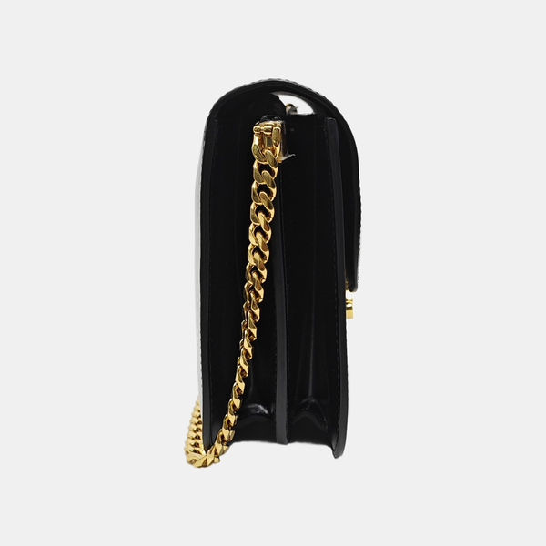 TRIOMPHE Medium Calfskin Black