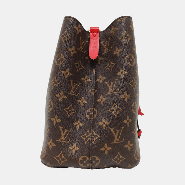 Authenticated pre-owned NÉONOÉ MM Monogram Coated Canvas Brown - Bucket Bag at Looply