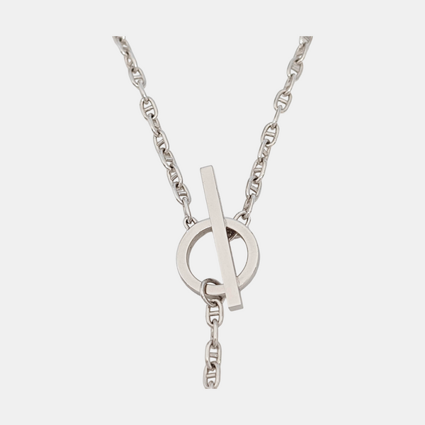 18k White Gold Silver Necklace