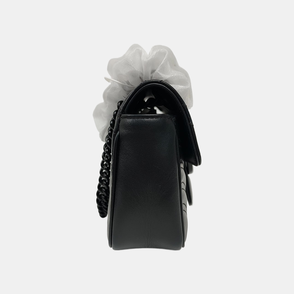 GG Marmont Small Quilted Calfskin Black