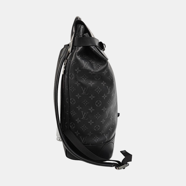 STEAMER Monogram Coated Canvas Black