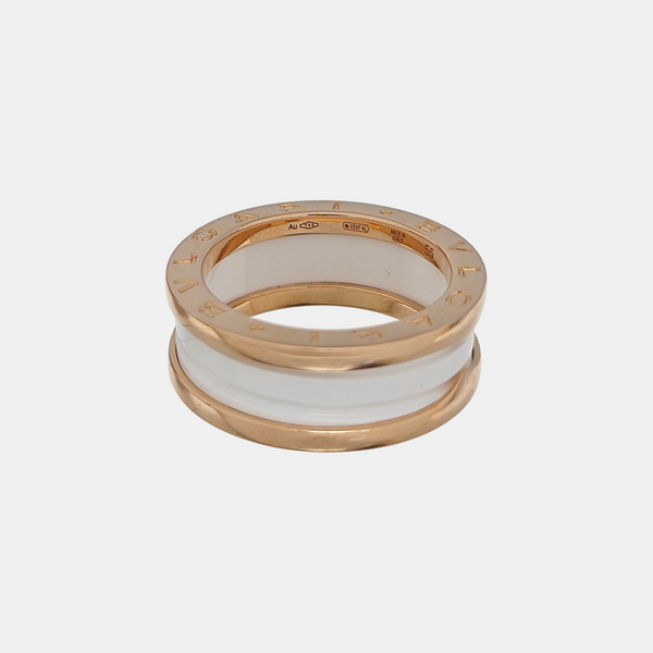 B.ZERO1 18k Rose Gold Ring EU 55