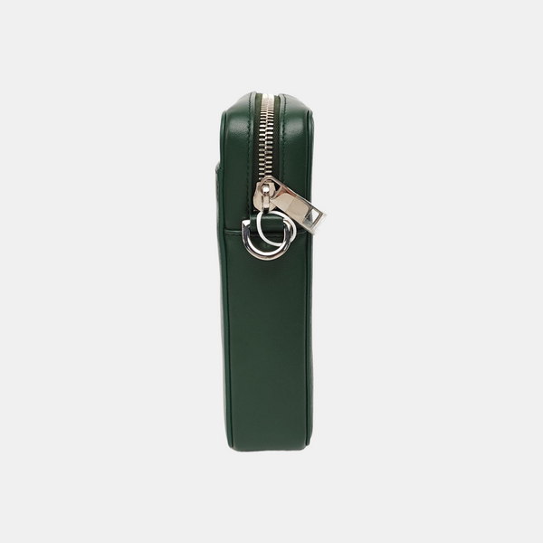 World Tour Oblique Calfskin Green
