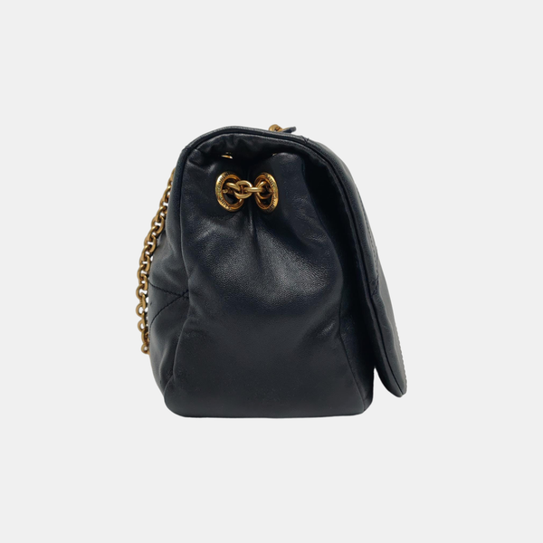 JAMIE Small Quilted Lambskin Black