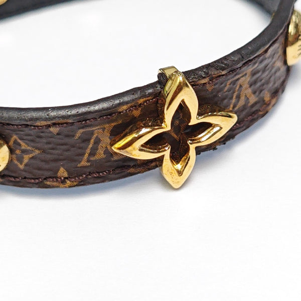 BLOOMING Coated Canvas Brown Bracelet