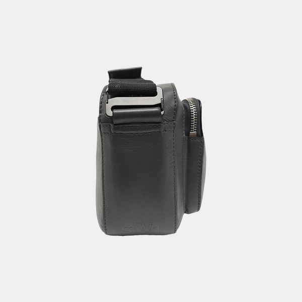 Calfskin Shoulder Bag Gray