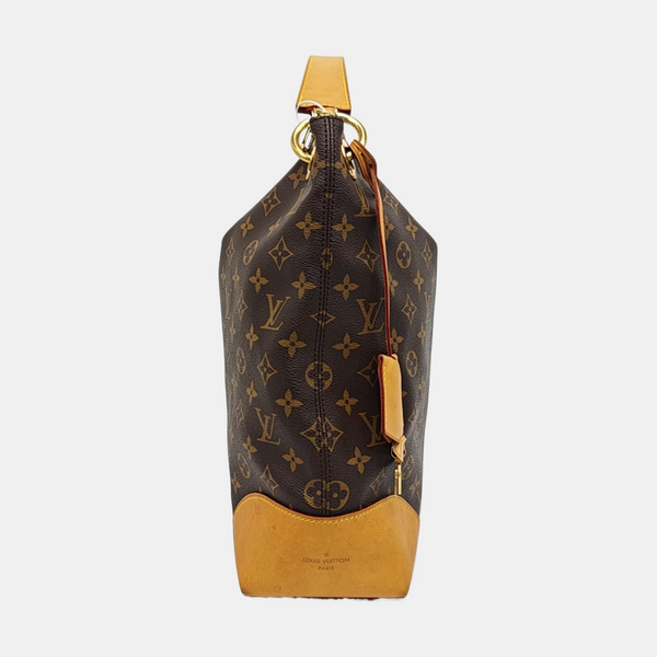 BERRI MM Monogram Coated Canvas Brown