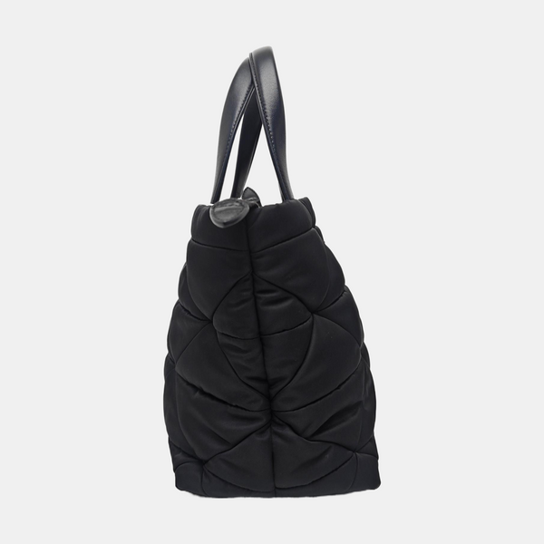 System Quilted Nylon Black