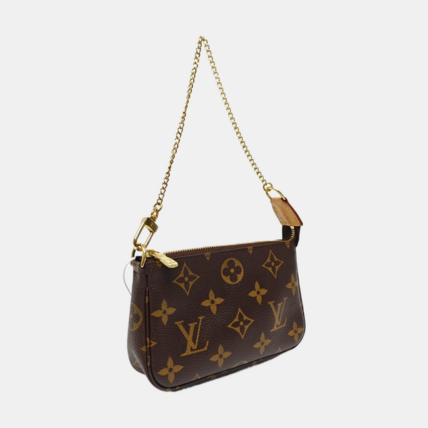 ACCESSOIRES Mini Monogram Coated Canvas Brown