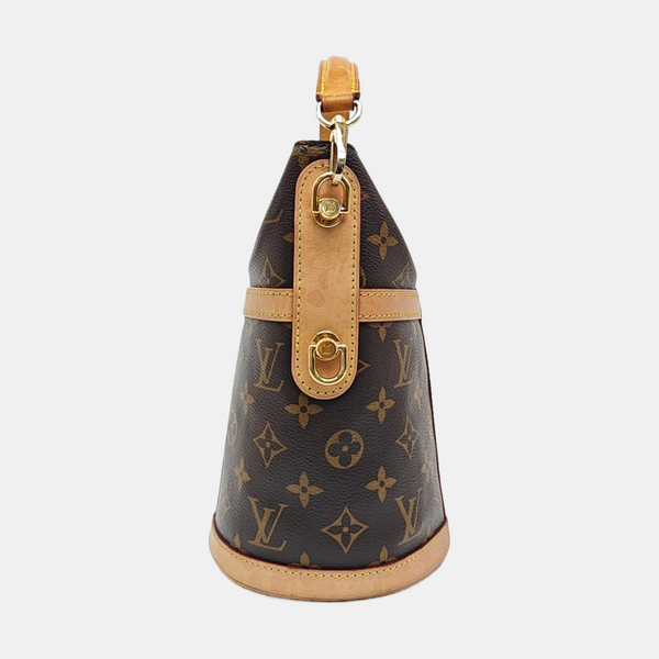 DUFFLE Monogram Coated Canvas Brown