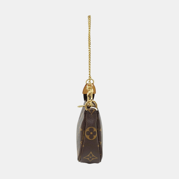 ACCESSOIRES Mini Monogram Coated Canvas Brown