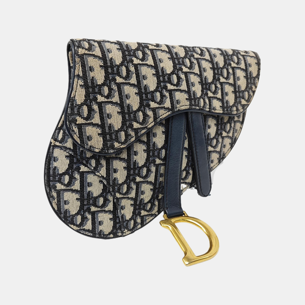 Saddle Mini Oblique Fabric Blue