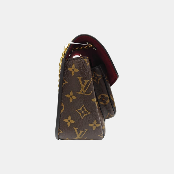 PASSY Monogram Coated Canvas Brown