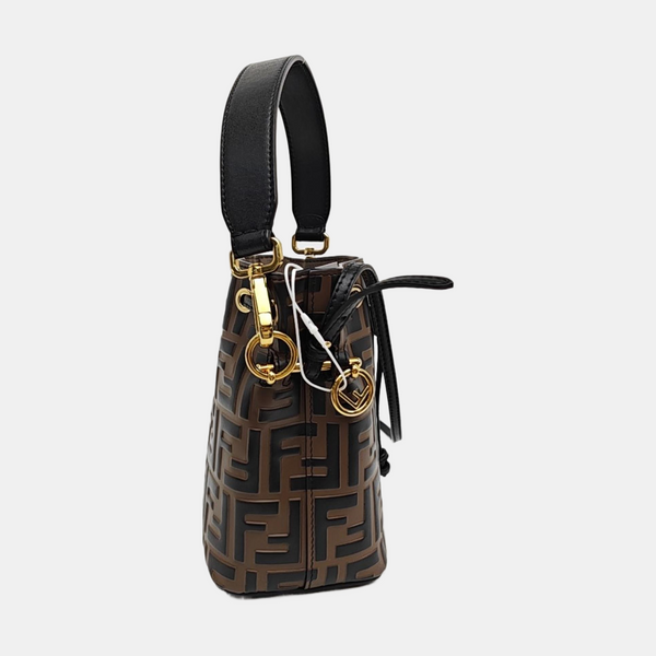 Mon Tresor Mini Monogram Calfskin Brown
