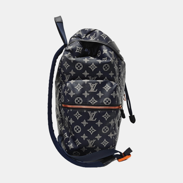 DISCOVERY Monogram Coated Canvas Blue