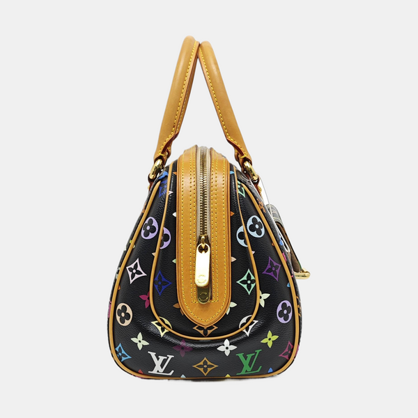 LV × TM PRISCILLA Monogram Coated Canvas Black