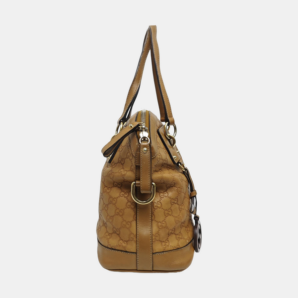 Ligne Shima Monogram Calfskin Brown