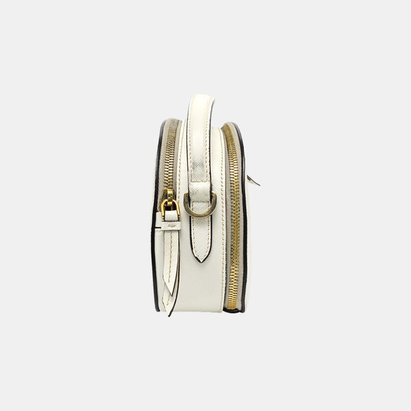 Odette Saffiano Calfskin White