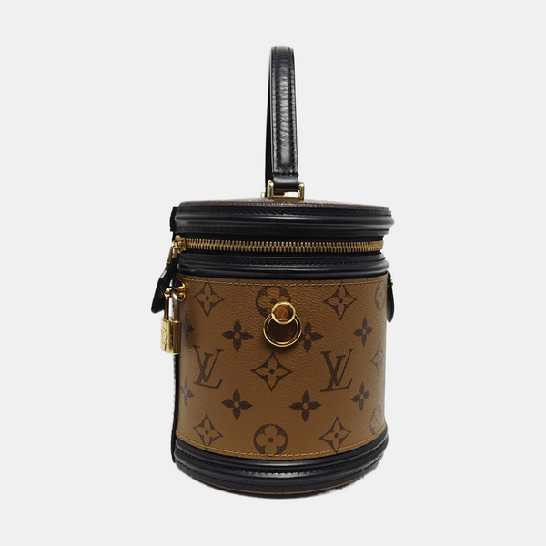 CANNES PM Monogram Coated Canvas Brown