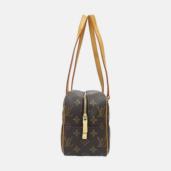 CITE MM Monogram Coated Canvas Brown