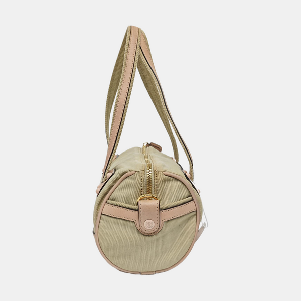 Canvas Shoulder Bag Beige