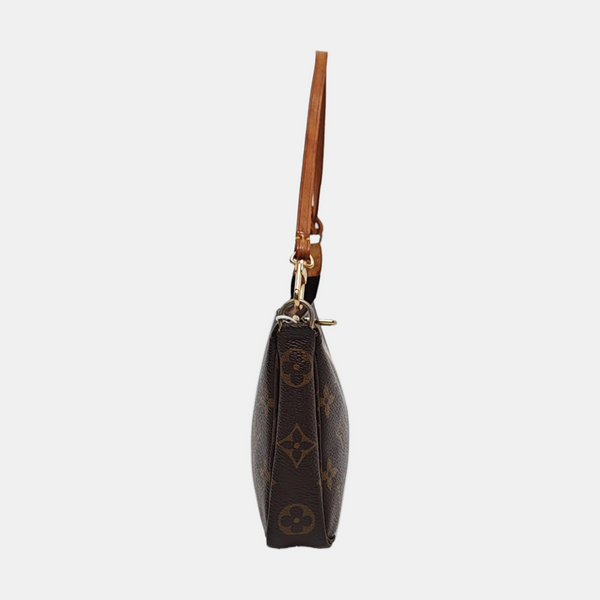 ACCESSOIRES GM Monogram Coated Canvas Brown