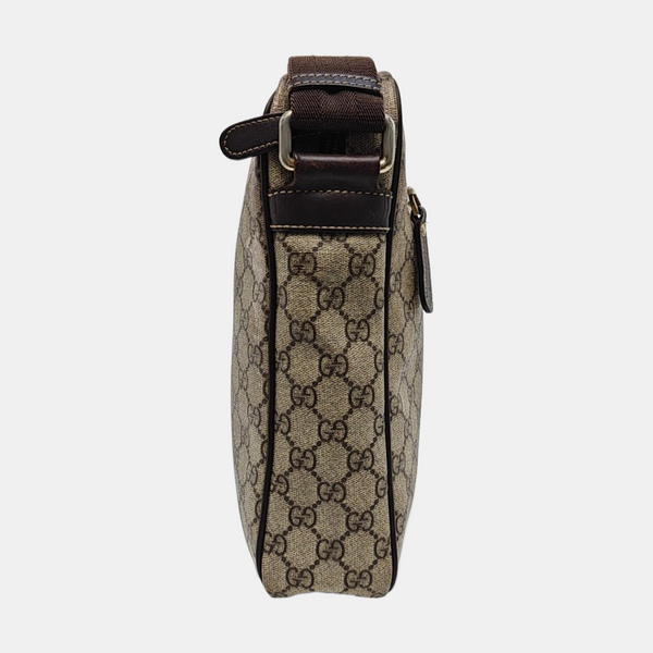 GG Supreme Monogram Coated Canvas Black