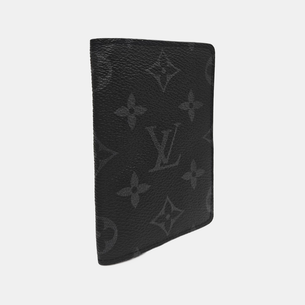 Monogram Coated Canvas Card Holder Mini Black