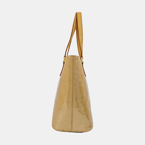 HOUSTON Monogram Patent Leather Beige