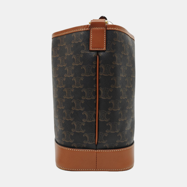 TRIOMPHE CANVAS Small Coated Canvas Brown
