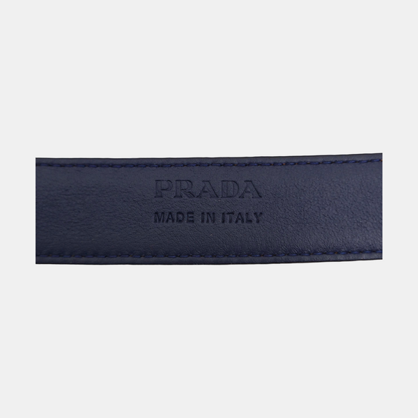 Leather Belt Blue