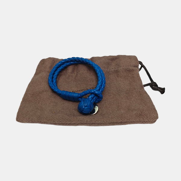Leather Blue Bracelet