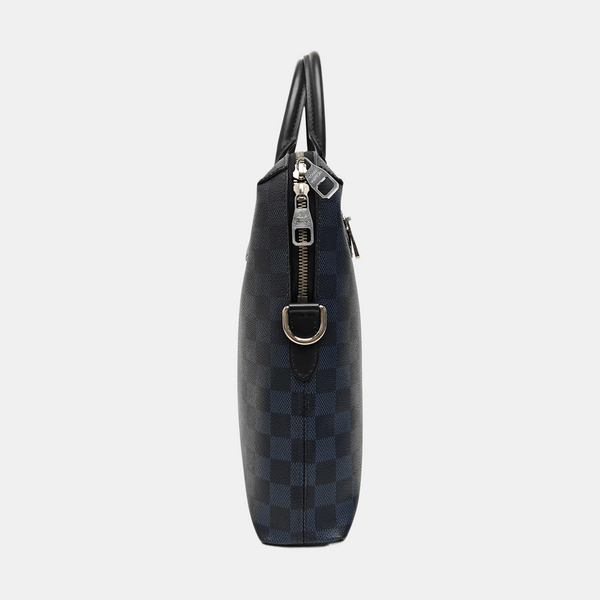 PORTE-DOCUMENTS Damier Coated Canvas Blue