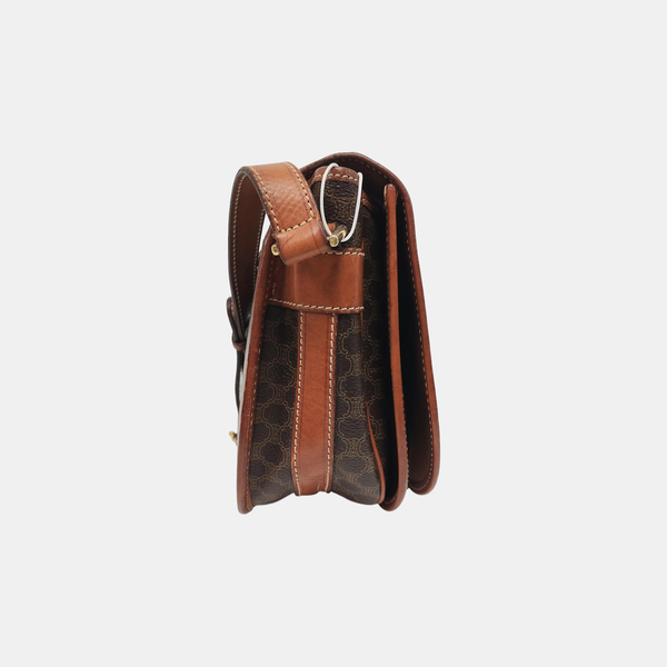 MACADAM CLUTCHES Coated Canvas Brown