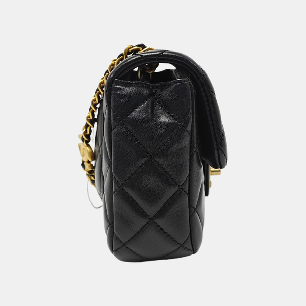 CLASSIC FLAP Mini Quilted Lambskin Black