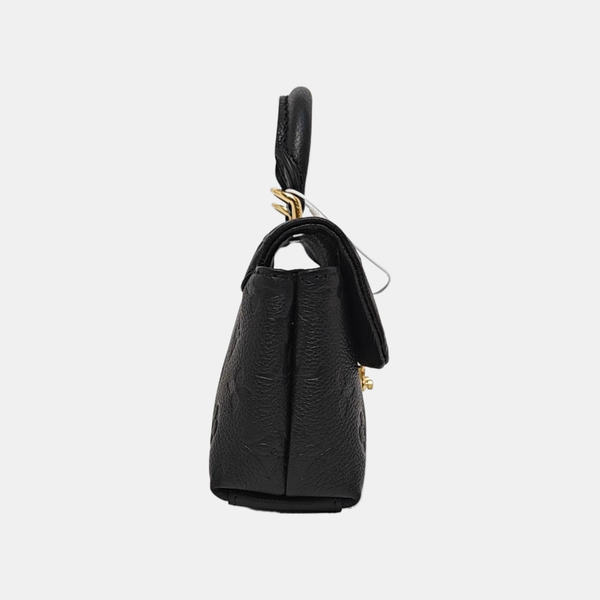 MADELEINE Nano Monogram Calfskin Black