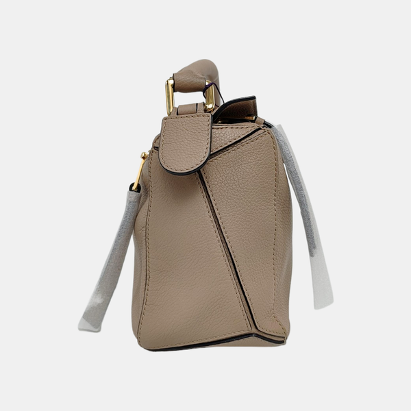Puzzle Small Calfskin Beige