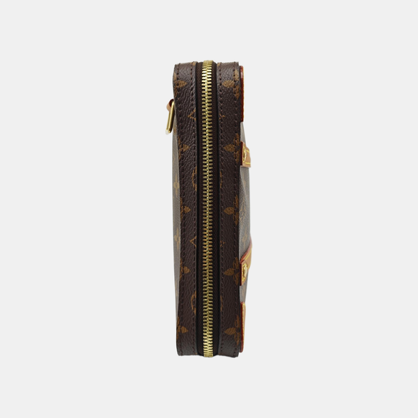 SOFT TRUNK PM Monogram Coated Canvas Brown