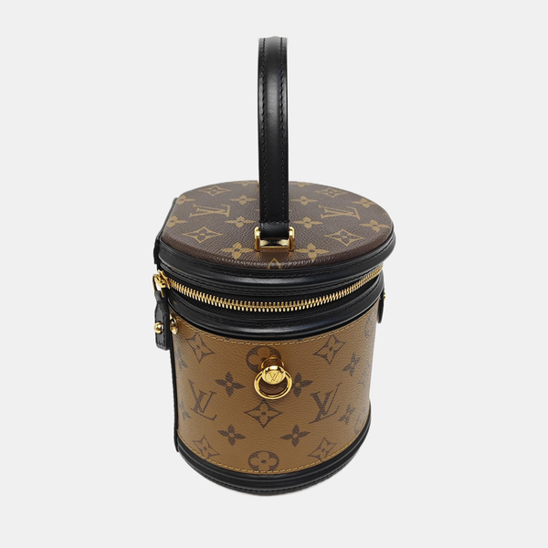 CANNES PM Monogram Coated Canvas Brown