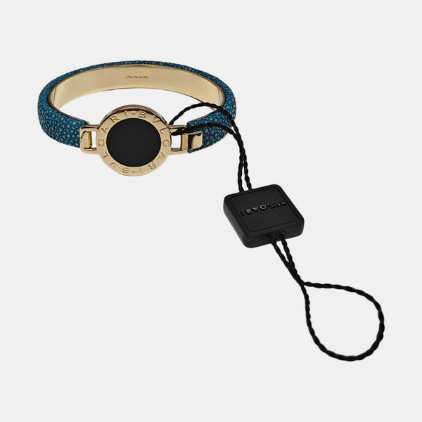 Calfskin Blue Bangle