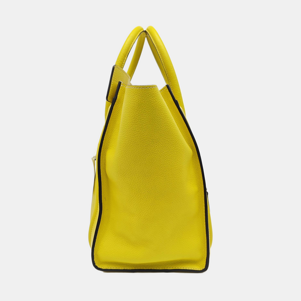 LUGGAGE Mini Calfskin Yellow