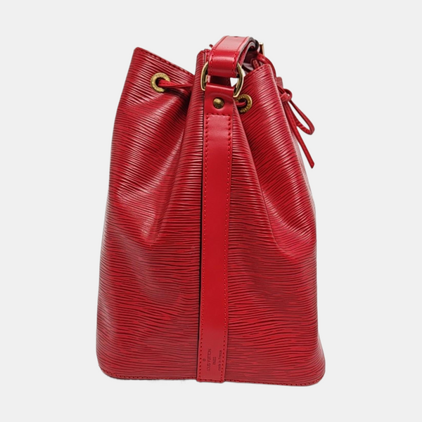 Authenticated pre-owned NÉONOÉ MM Epi Red - Bucket Bag at Looply