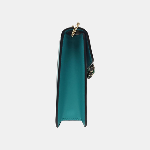 SERPENTI FOREVER Small Calfskin Blue